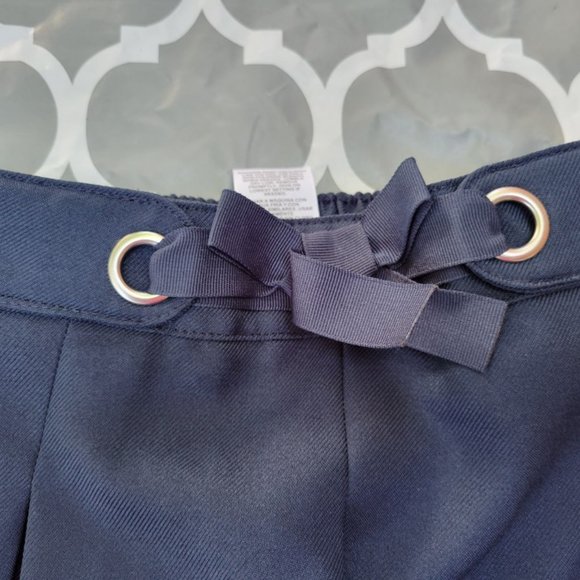 Girls Navy Blue Uniform Skorts - Size 6X - Picture 2 of 4